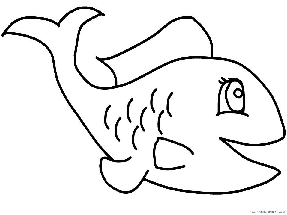 Fish Coloring Pages Animal Printable Sheets 8 2021 2060 Coloring4free