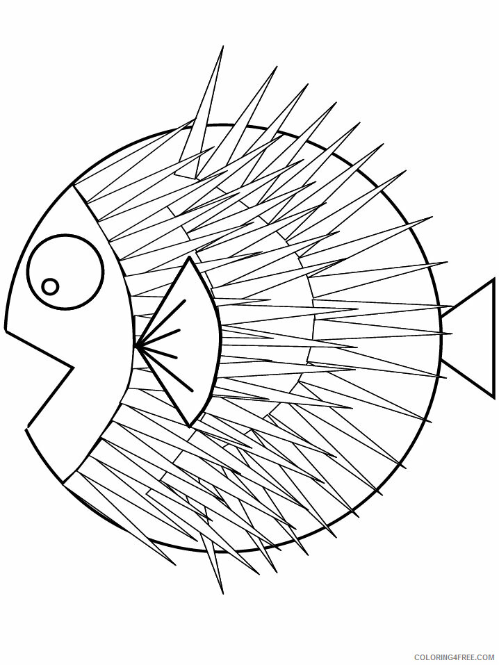 Fish Coloring Pages Animal Printable Sheets 9 2021 2061 Coloring4free