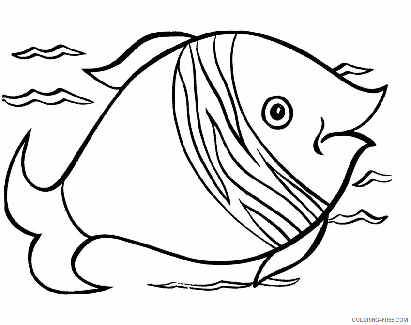 Fish Coloring Pages Animal Printable Sheets Fish To Print 2021 2088 Coloring4free