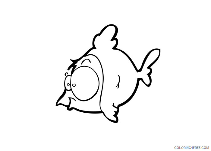 Fish Coloring Pages Animal Printable Sheets Fish for kids to print 2 2021 2085 Coloring4free