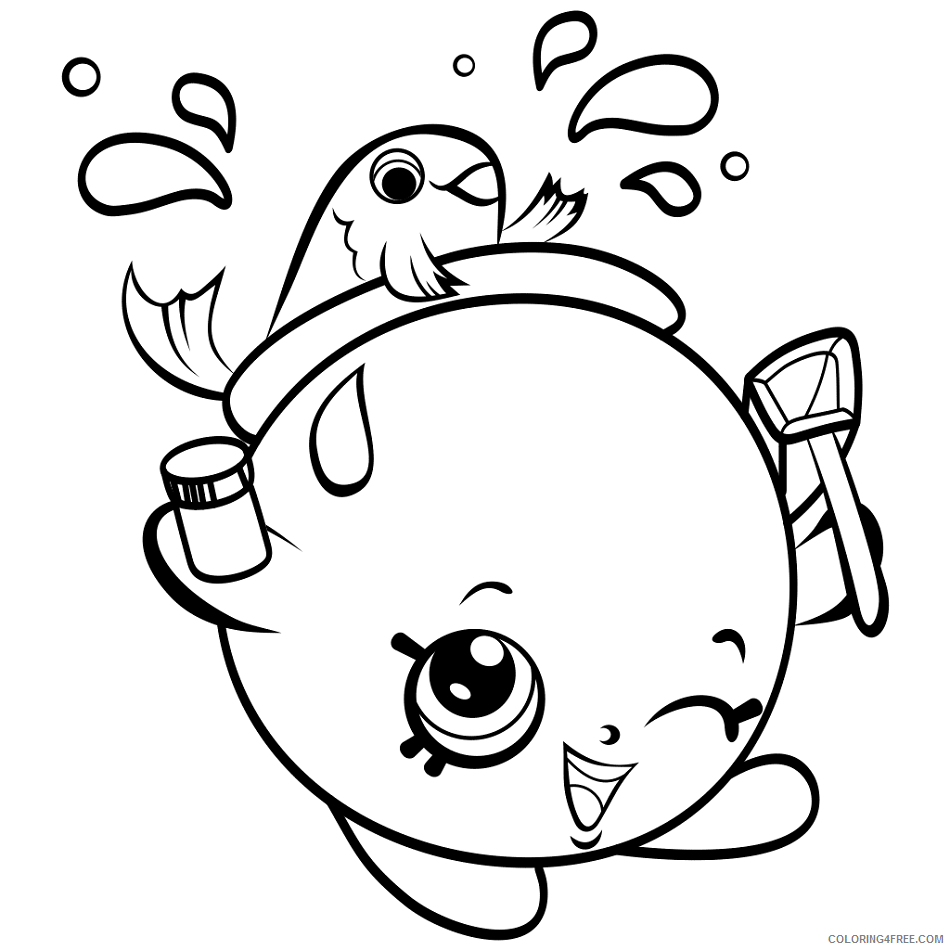 Fish Coloring Pages Animal Printable Sheets goldie fish bowl a4 2021 2056 Coloring4free