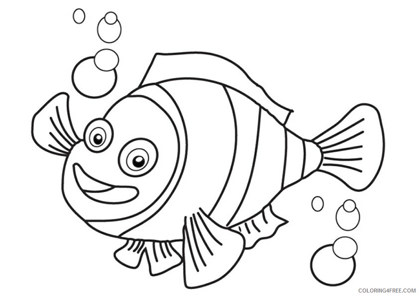 Fish Coloring Sheets Animal Coloring Pages Printable 2021 1724 Coloring4free