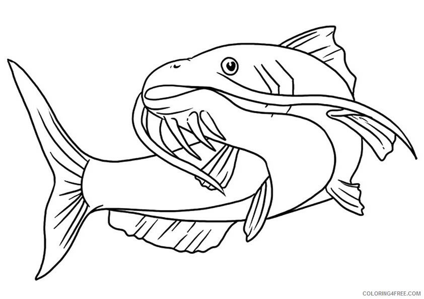 Fish Coloring Sheets Animal Coloring Pages Printable 2021 1725 Coloring4free