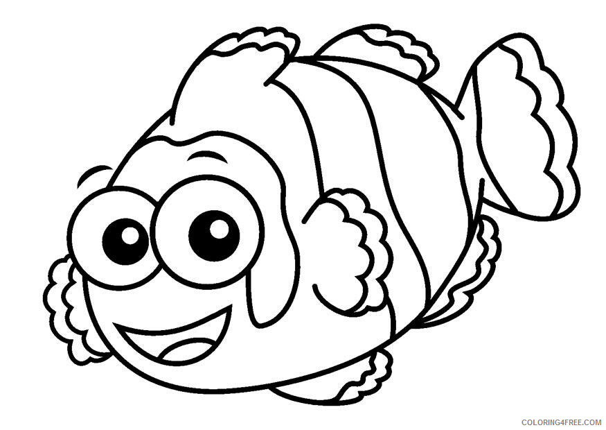 Fish Coloring Sheets Animal Coloring Pages Printable 2021 1741 Coloring4free