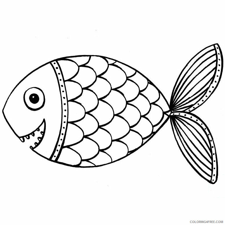 Fish Coloring Sheets Animal Coloring Pages Printable 2021 1742 Coloring4free