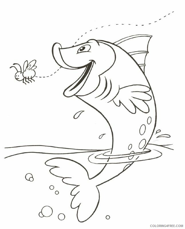 Fish Coloring Sheets Animal Coloring Pages Printable 2021 1754 Coloring4free