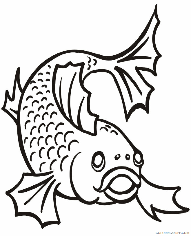 Fish Coloring Sheets Animal Coloring Pages Printable 2021 1756 Coloring4free