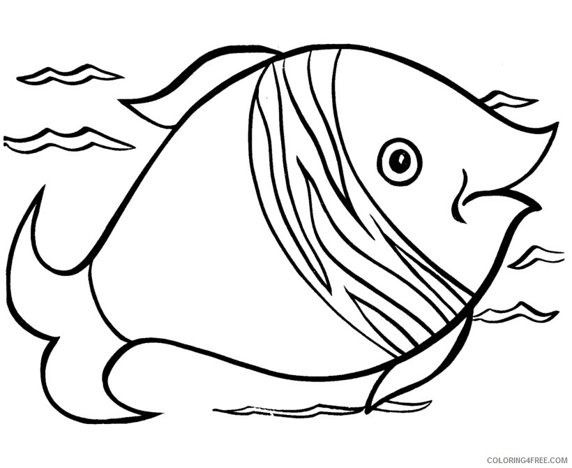 Fish Coloring Sheets Animal Coloring Pages Printable 2021 1766 Coloring4free