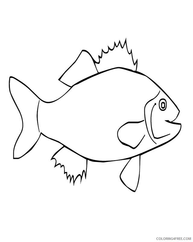 Fish Coloring Sheets Animal Coloring Pages Printable 2021 1783 Coloring4free