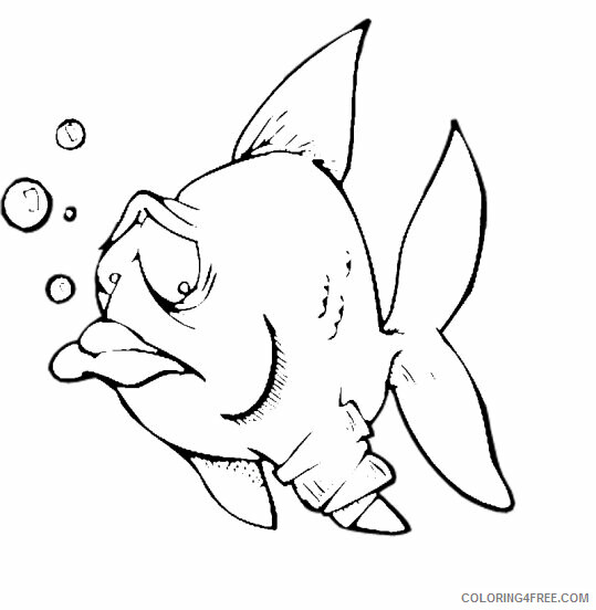Fish Coloring Sheets Animal Coloring Pages Printable 2021 1787 Coloring4free