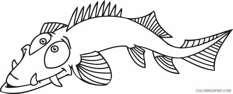 Fish Coloring Sheets Animal Coloring Pages Printable 2021 1790 Coloring4free