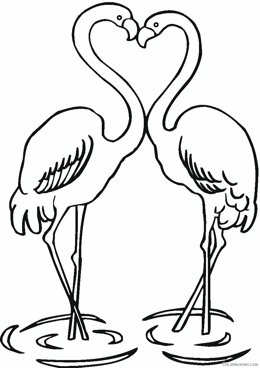 Flamingo Coloring Sheets Animal Coloring Pages Printable 2021 1801 Coloring4free