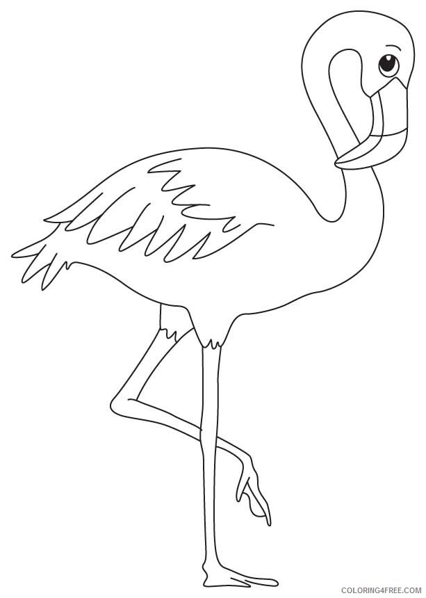 Flamingo Coloring Sheets Animal Coloring Pages Printable 2021 1805 Coloring4free