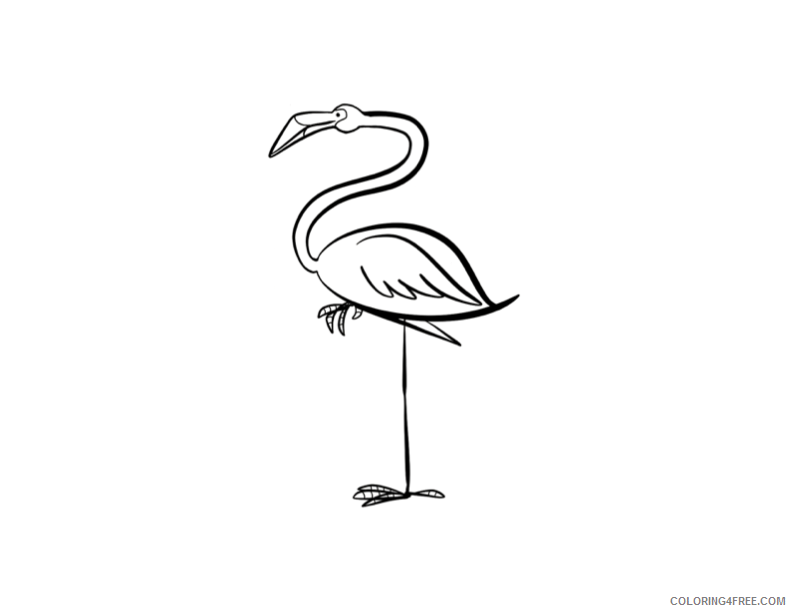 Flamingo Coloring Sheets Animal Coloring Pages Printable 2021 1810 Coloring4free