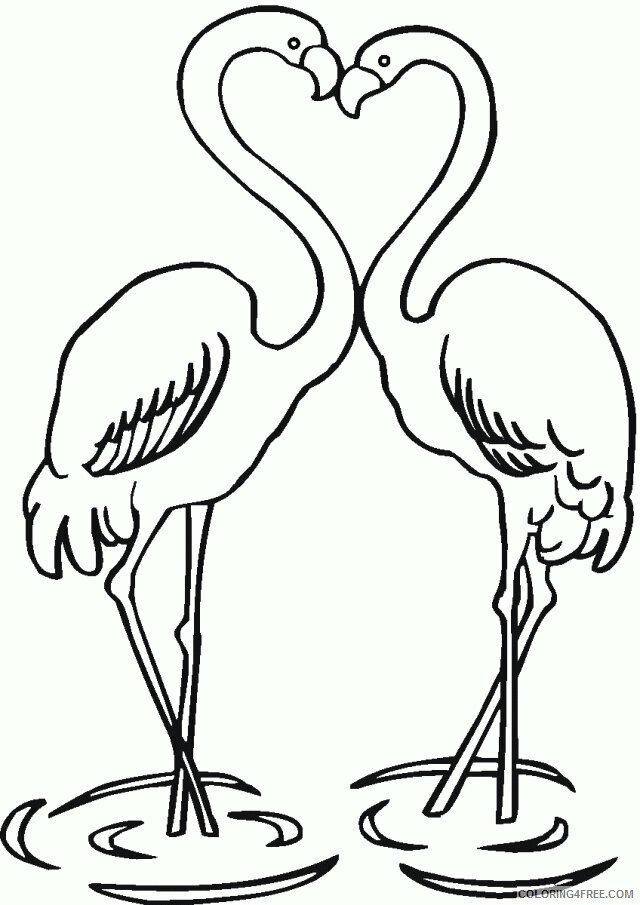Flamingo Coloring Sheets Animal Coloring Pages Printable 2021 1820 Coloring4free