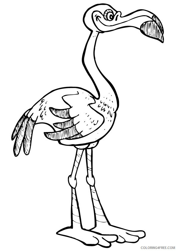 Flamingo Coloring Sheets Animal Coloring Pages Printable 21 12 Coloring4free Coloring4free Com