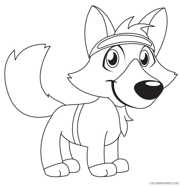 Fox Coloring Pages Animal Printable Sheets fox 2021 2222 Coloring4free