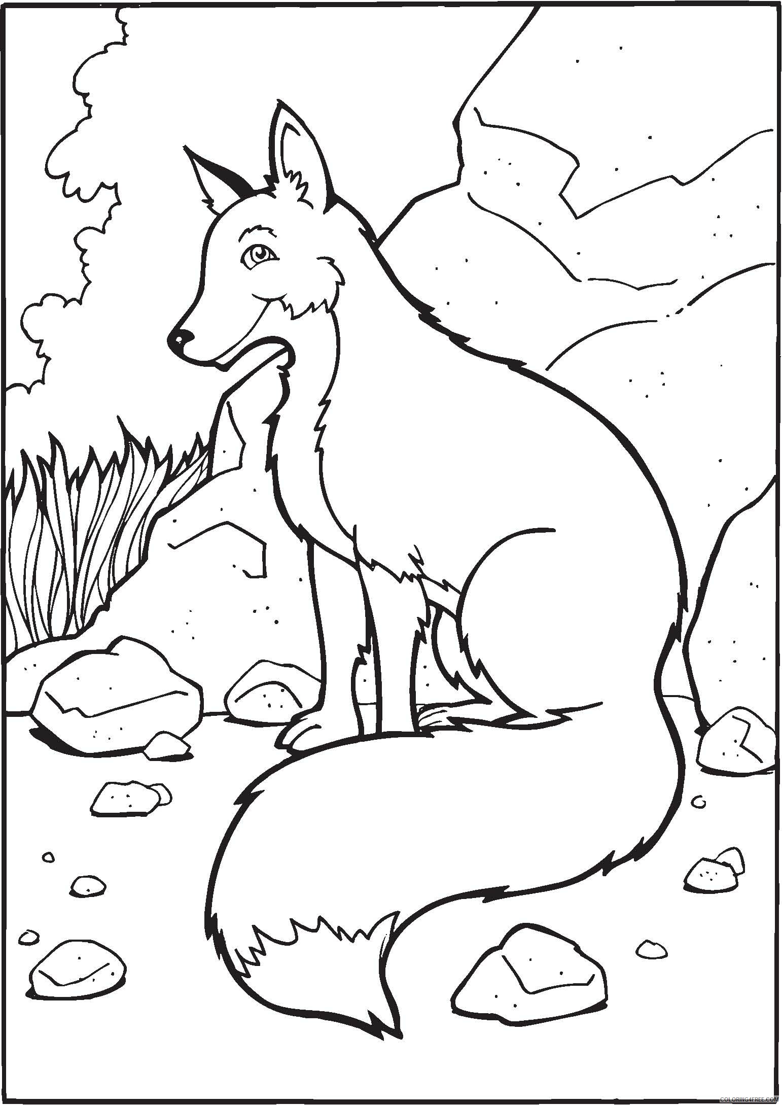 Fox Coloring Pages Animal Printable Sheets of Fox 2021 2218 Coloring4free