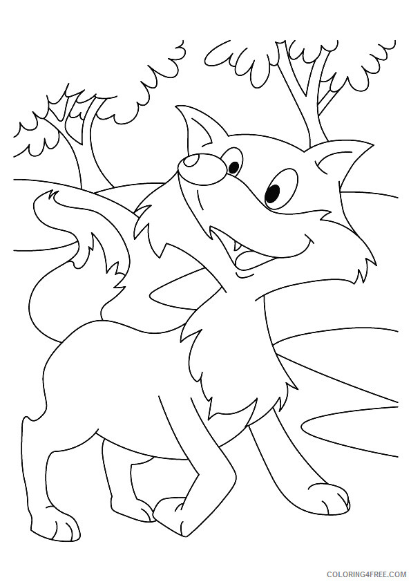 Fox Coloring Sheets Animal Coloring Pages Printable 2021 1842 Coloring4free