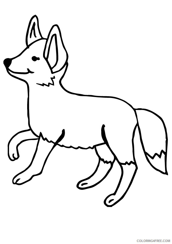 Fox Coloring Sheets Animal Coloring Pages Printable 2021 1846 Coloring4free