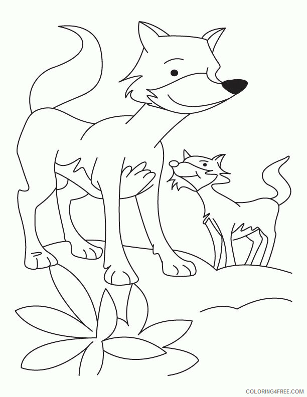 Fox Coloring Sheets Animal Coloring Pages Printable 2021 1852 Coloring4free