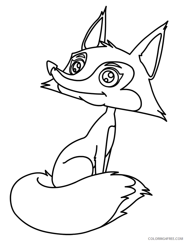 Fox Coloring Sheets Animal Coloring Pages Printable 2021 1853 Coloring4free