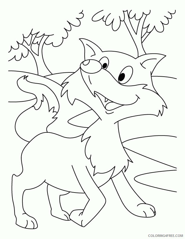 Fox Coloring Sheets Animal Coloring Pages Printable 2021 1854 Coloring4free