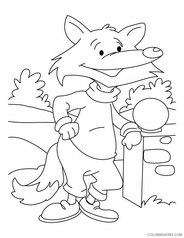 Fox Coloring Sheets Animal Coloring Pages Printable 2021 1855 Coloring4free