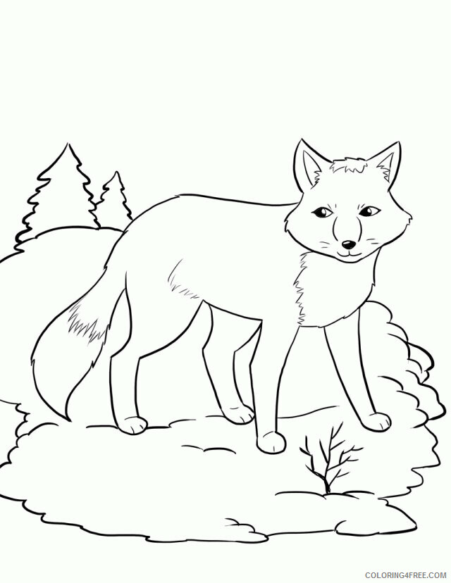 Fox Coloring Sheets Animal Coloring Pages Printable 2021 1859 Coloring4free