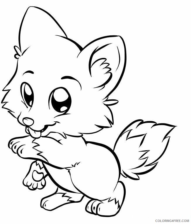 Fox Coloring Sheets Animal Coloring Pages Printable 2021 1861 Coloring4free