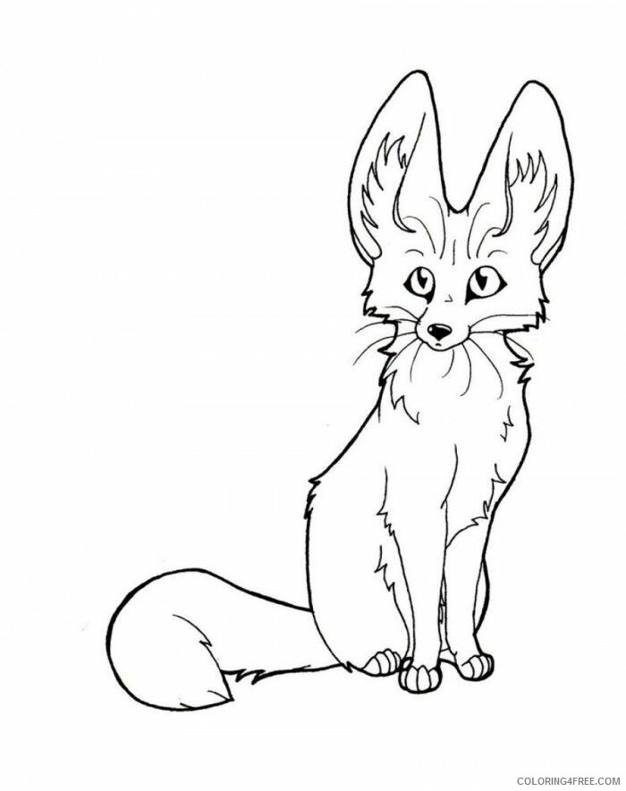 Fox Coloring Sheets Animal Coloring Pages Printable 2021 1864 Coloring4free