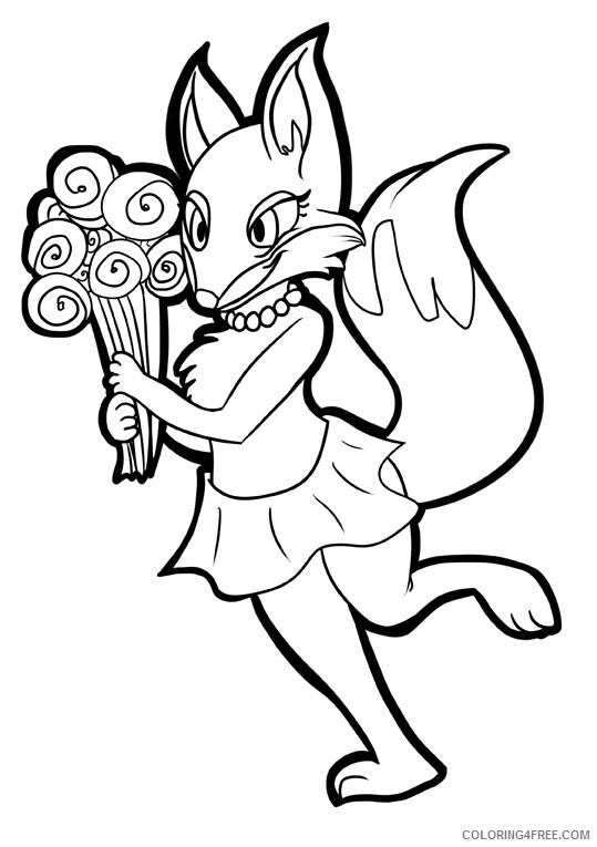 Fox Coloring Sheets Animal Coloring Pages Printable 2021 1866 Coloring4free