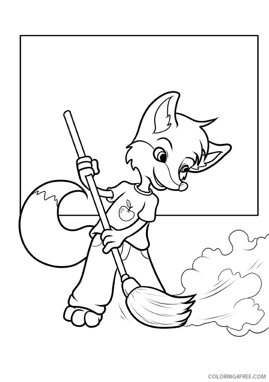 Fox Coloring Sheets Animal Coloring Pages Printable 2021 1870 Coloring4free