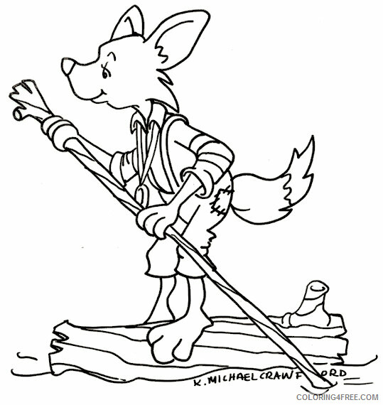 Fox Coloring Sheets Animal Coloring Pages Printable 2021 1878 Coloring4free
