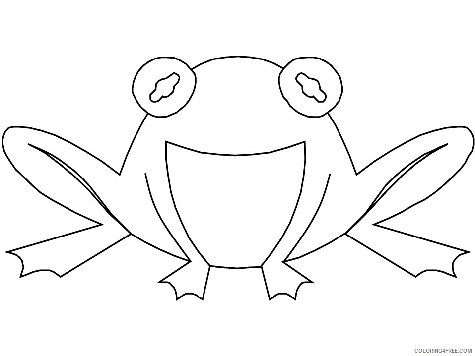 Frog Coloring Pages Animal Printable Sheets 38 2021 2265 Coloring4free