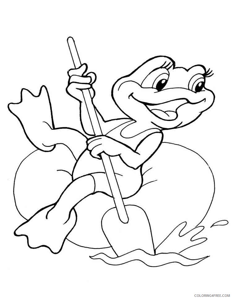 Frog Coloring Pages Animal Printable Sheets Frog 10 2021 2300 Coloring4free