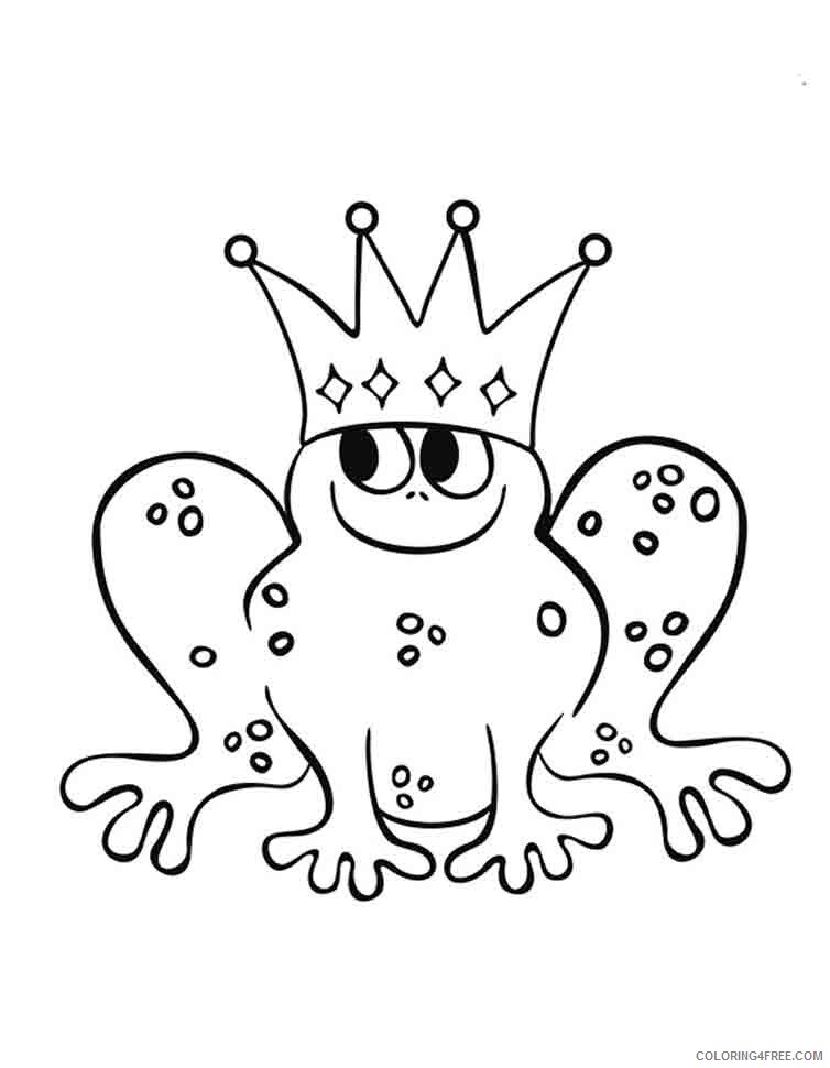 Frog Coloring Pages Animal Printable Sheets Frog 13 2021 2302 Coloring4free