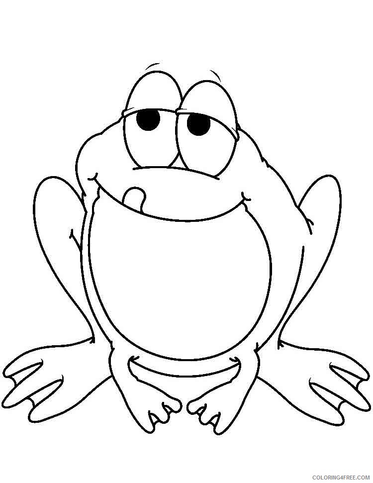 Frog Coloring Pages Animal Printable Sheets Frog 14 2021 2303 Coloring4free