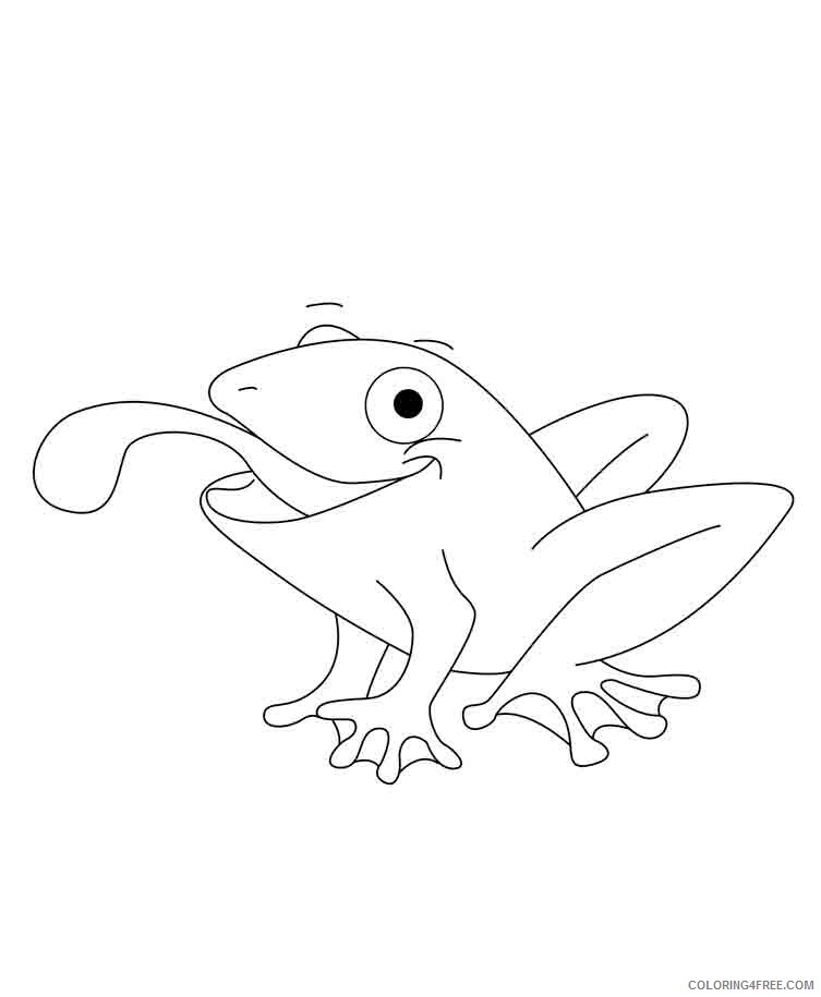 Frog Coloring Pages Animal Printable Sheets Frog 5 2021 2305 Coloring4free