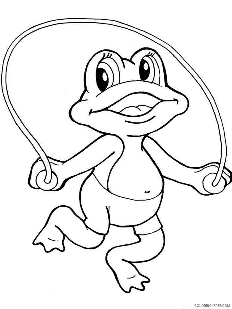 Frog Coloring Pages Animal Printable Sheets Frog 8 2021 2307 Coloring4free