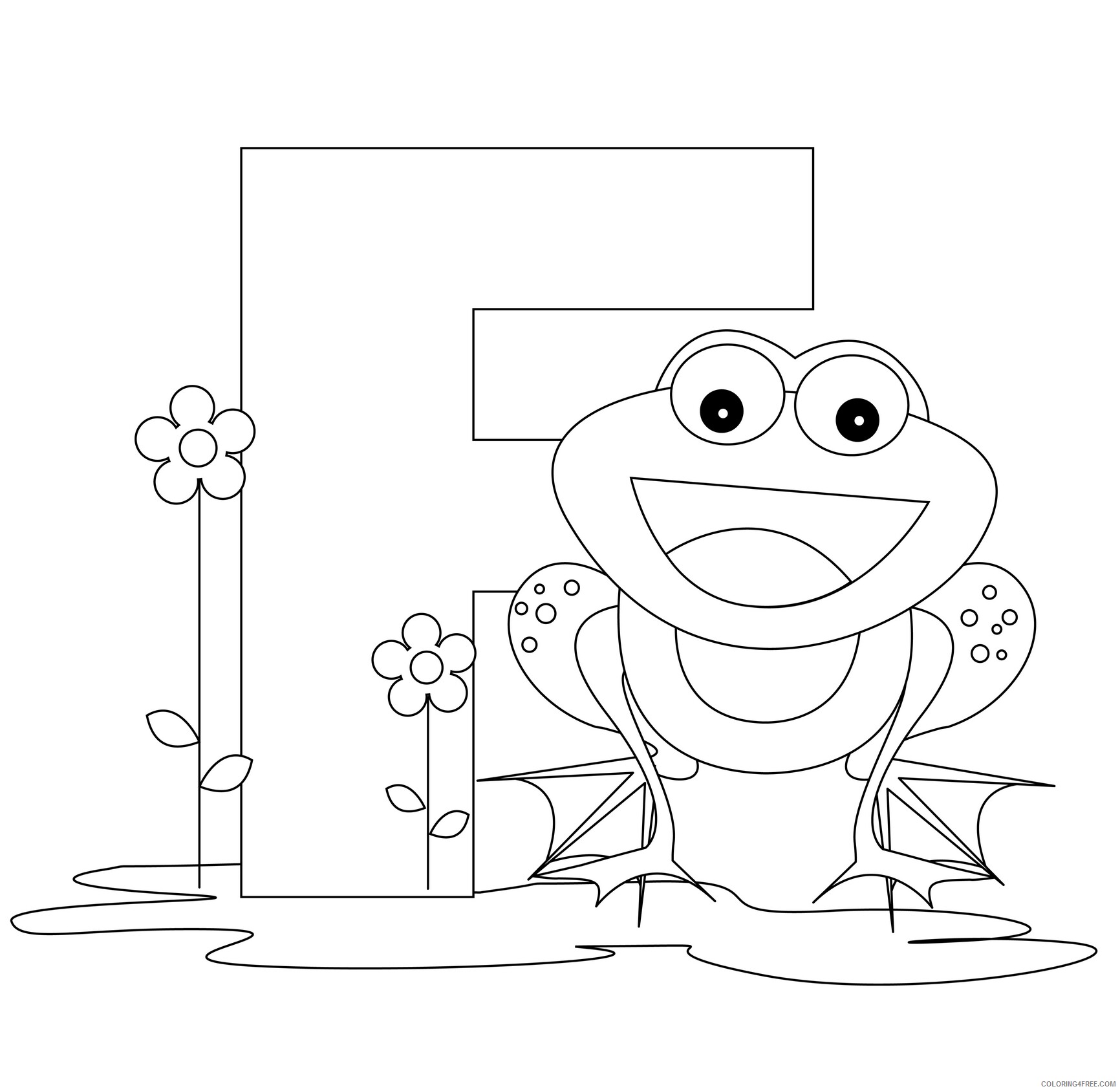 Frog Coloring Pages Animal Printable Sheets Frog Free 2021 2312 Coloring4free