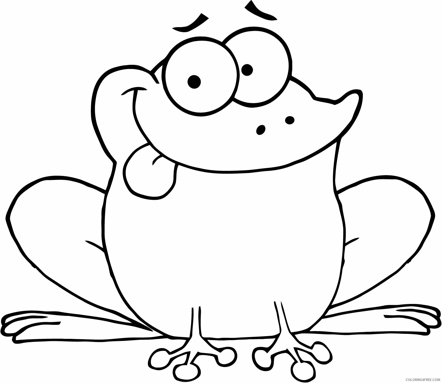 Frog Coloring Pages Animal Printable Sheets Frog Pictures Free 2021 2315 Coloring4free