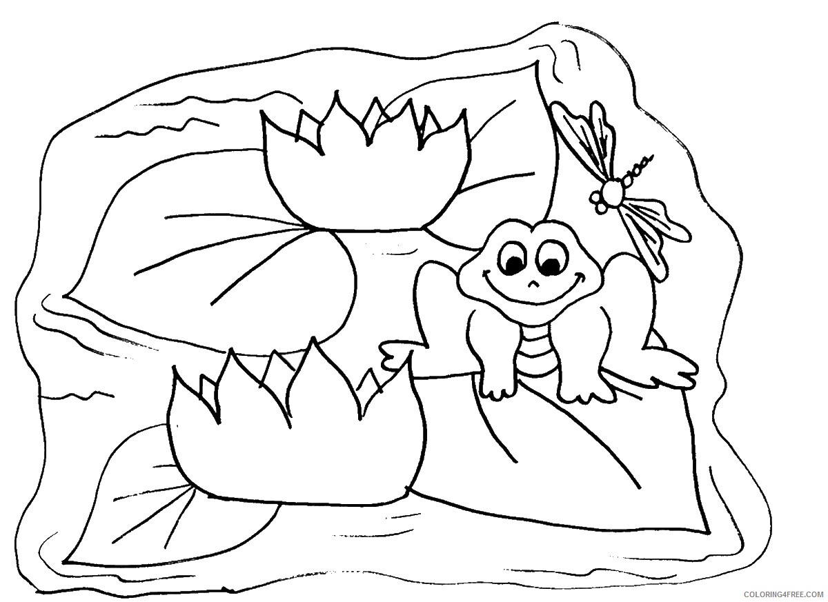 Frog Coloring Pages Animal Printable Sheets frog_cl_04 2021 2281 Coloring4free