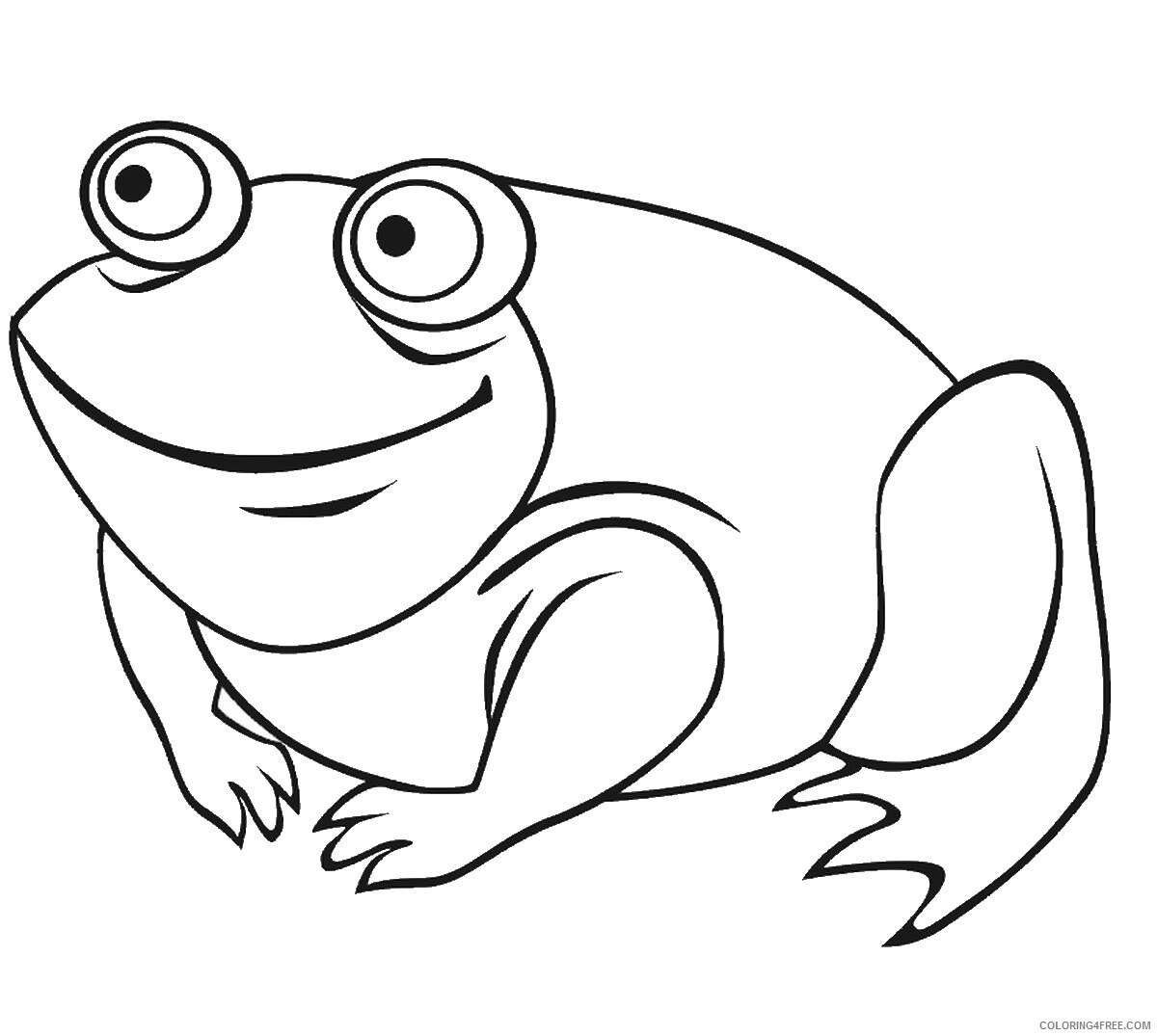 Frog Coloring Pages Animal Printable Sheets frog_cl_16 2021 2288 Coloring4free