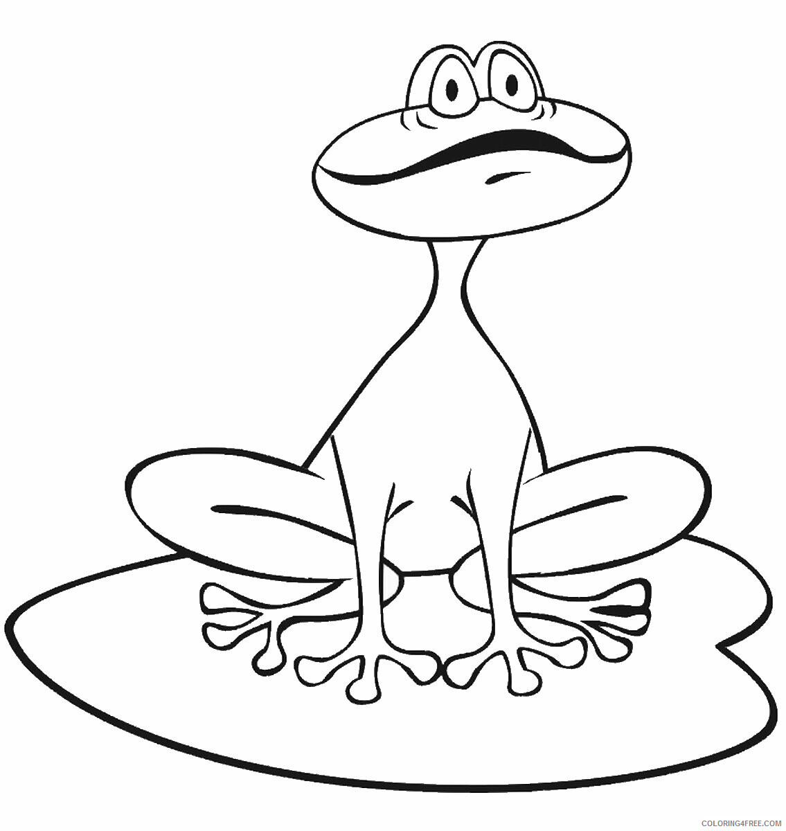 Frog Coloring Pages Animal Printable Sheets frog_cl_20 2021 2290 Coloring4free