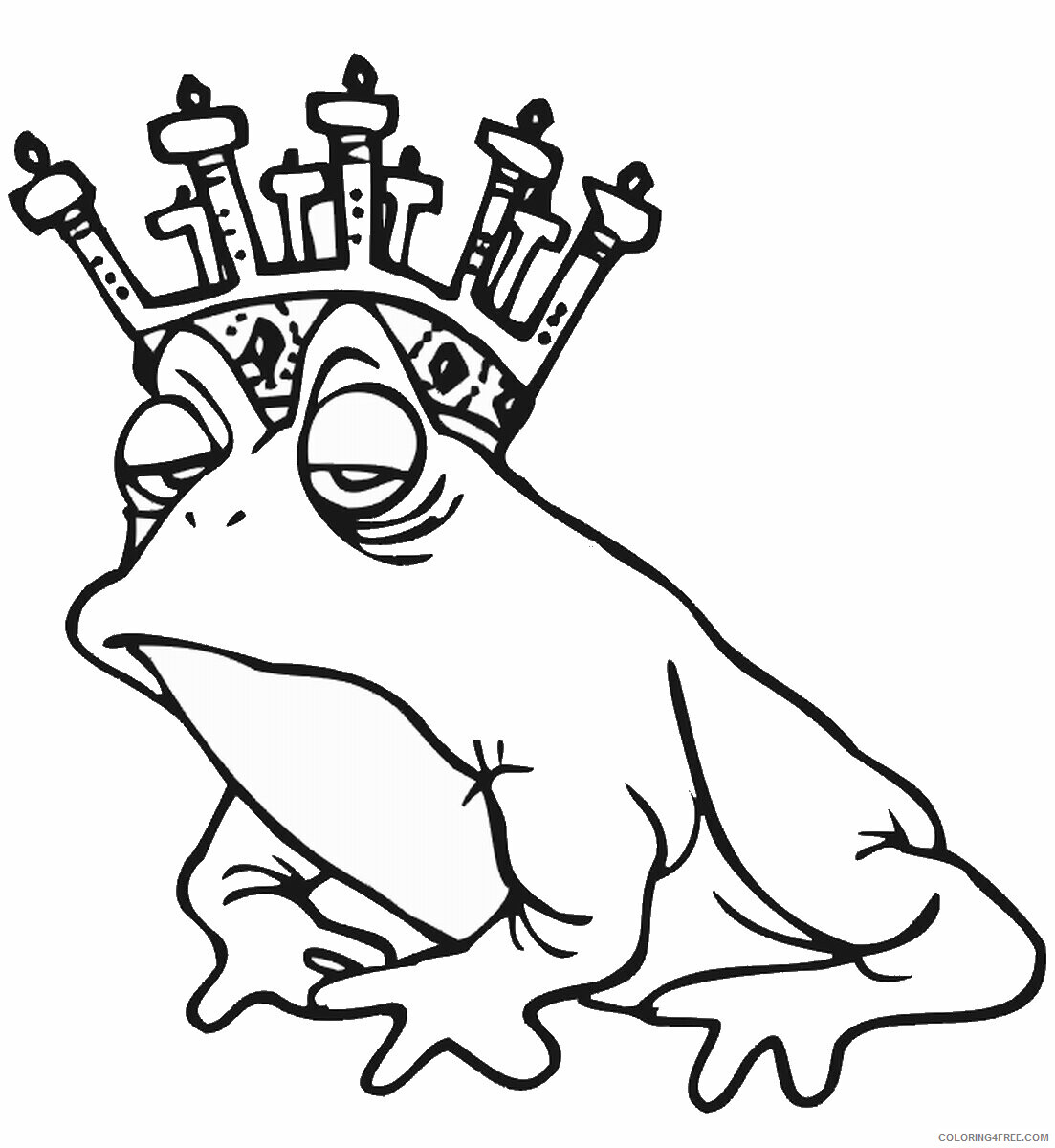 Frog Coloring Pages Animal Printable Sheets frog_cl_21 2021 2291 Coloring4free