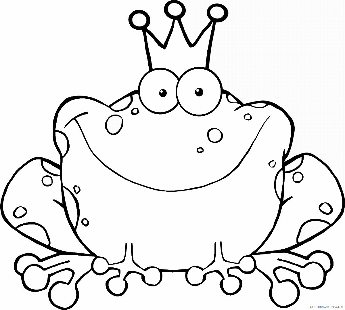 Frog Coloring Pages Animal Printable Sheets frog_cl_23 2021 2293 Coloring4free