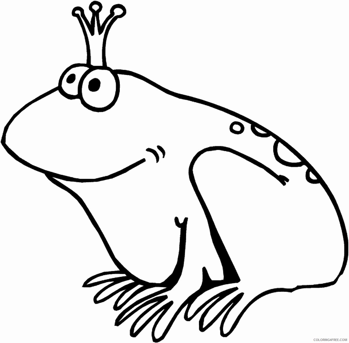 Frog Coloring Pages Animal Printable Sheets frogsc1 2021 2322 Coloring4free