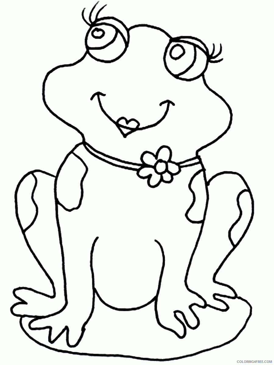 Frog Coloring Pages Animal Printable Sheets frogsc19 2021 2324 Coloring4free
