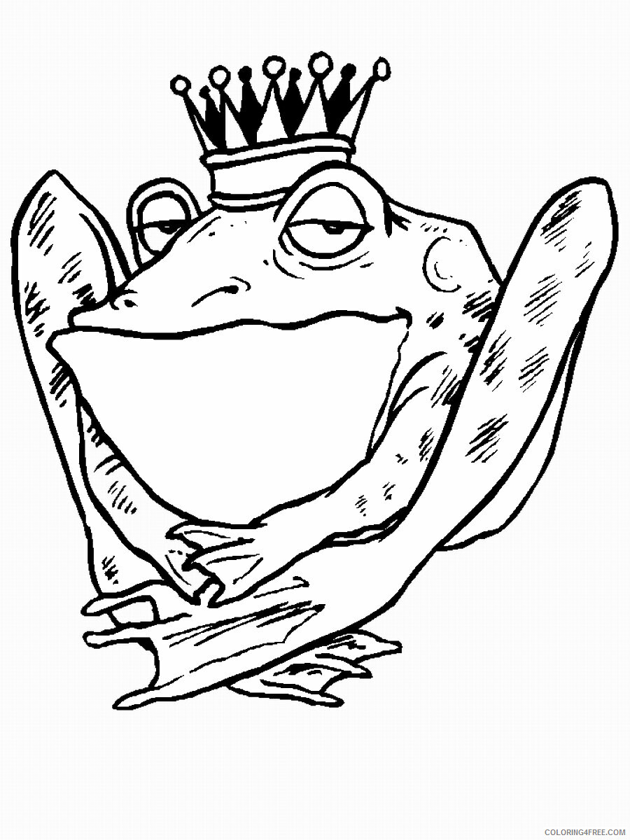 Frog Coloring Pages Animal Printable Sheets frogsc21 2021 2325 Coloring4free